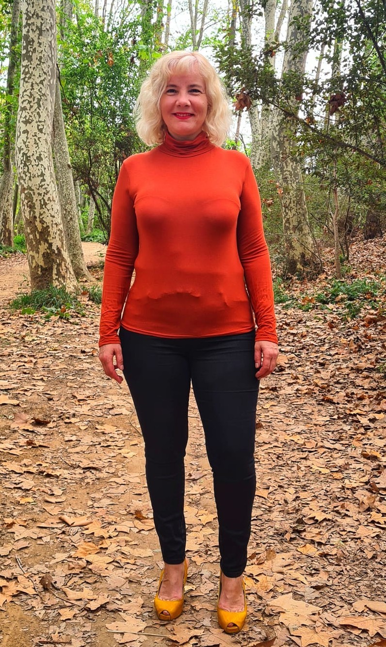 Mobo Naranja quemado grande